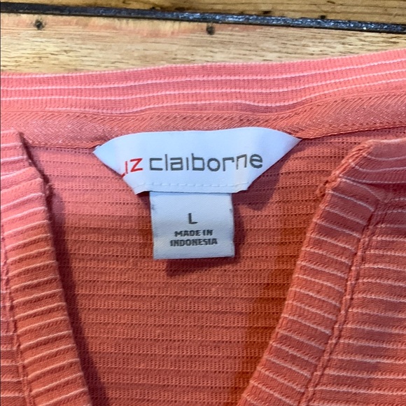 Coral Long Sleeve Sweater with Pockets box 24 - Picture 3 of 4